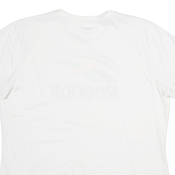 REEBOK Womens T-Shirt White 2XL Online