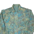 Womens Jacket Green 90s Crazy Pattern XL Online now