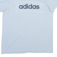 ADIDAS Mens T-Shirt Blue S For Cheap