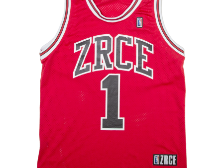 ZRCE Mesh Mens Vest Red Sleeveless M For Sale