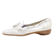 SESTO MEUCCI Loafer Shoes White Leather Womens UK 6.5 Hot on Sale