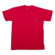 POLO RALPH LAUREN Mens T-Shirt Red S Online Hot Sale