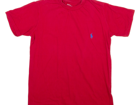 POLO RALPH LAUREN Mens T-Shirt Red S Online Hot Sale