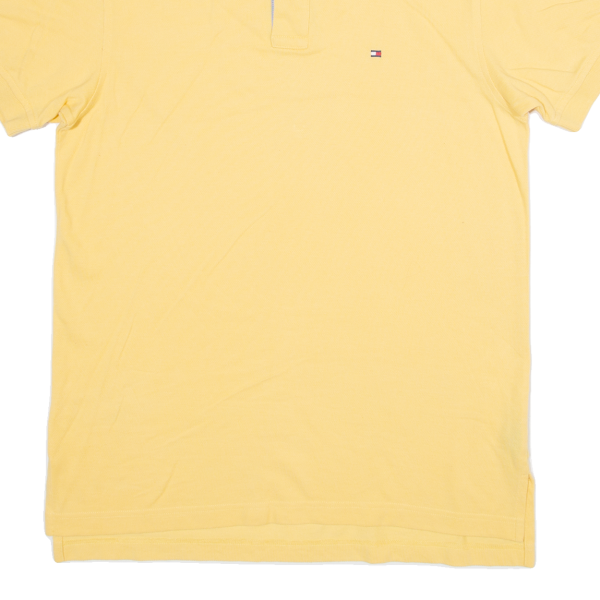 TOMMY HILFIGER Mens Polo Shirt Yellow S Online now