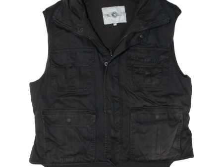 ARMY TEX Fleece Mens Gilet Black XL Fashion