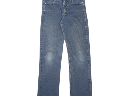 ARMANI JEANS Womens Jeans Blue Regular Straight Stone Wash W26 L31 Online now