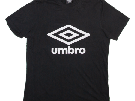 UMBRO Mens T-Shirt Black M For Discount