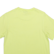 ADIDAS Cropped Womens T-Shirt Yellow UK 4 For Sale