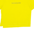 CALVIN KLEIN JEANS Womens T-Shirt Yellow Crew Neck M For Sale