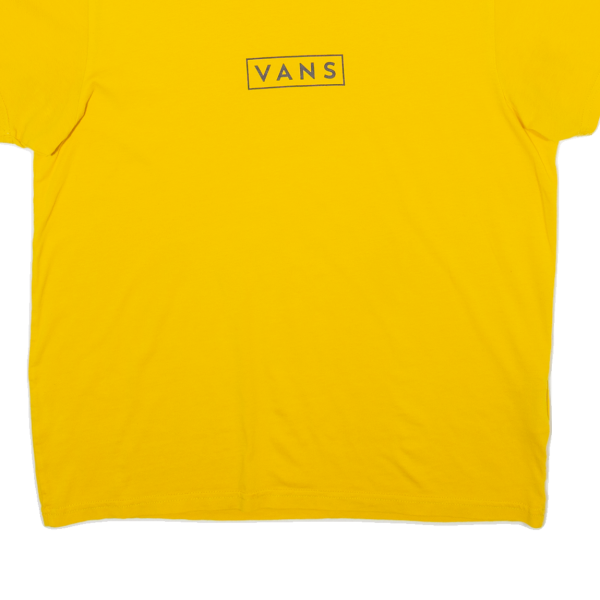 VANS Mens T-Shirt Yellow M Discount