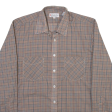 BUD BERMA The Weekender Plaid Mens Shirt Grey Plaid Long Sleeve M Online