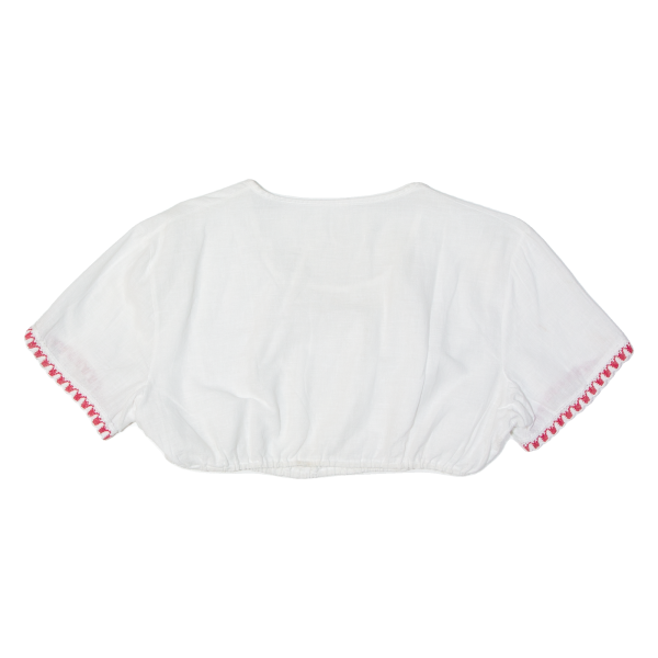 Womens Cropped Top White L For Discount