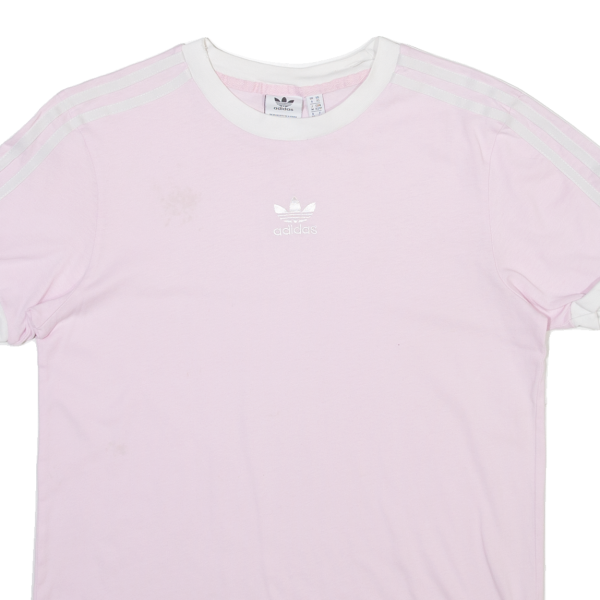 ADIDAS Womens T-Shirt Pink UK 6 For Sale