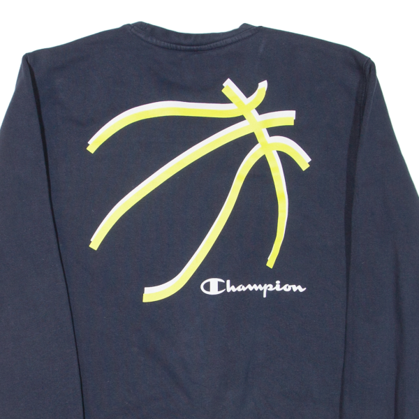 CHAMPION Mens Sweatshirt Blue S Discount