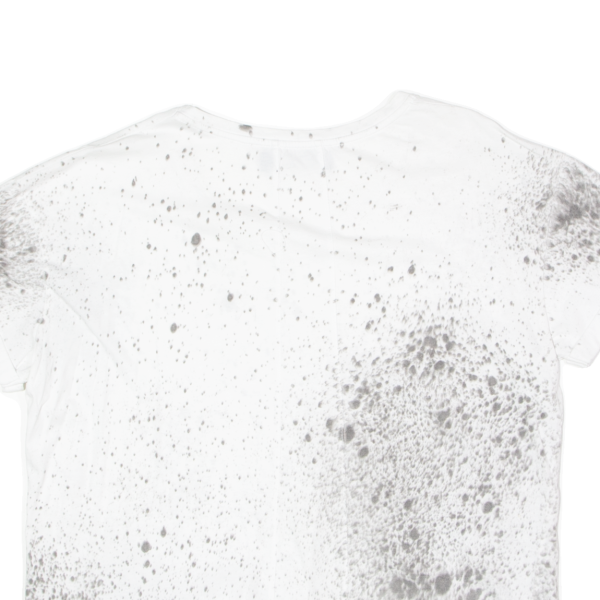 RELIGION Paint Splatter Womens T-Shirt White M Online Sale