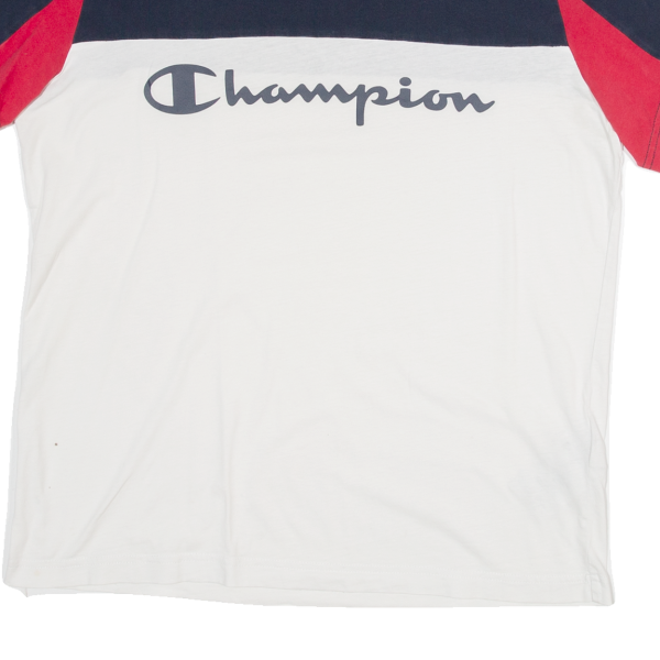 CHAMPION Mens T-Shirt White S Discount