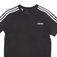 ADIDAS Boys T-Shirt Black L on Sale