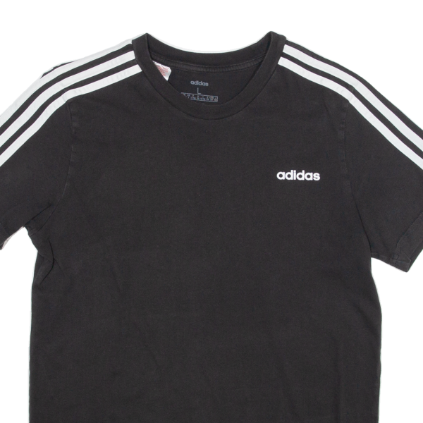 ADIDAS Boys T-Shirt Black L on Sale