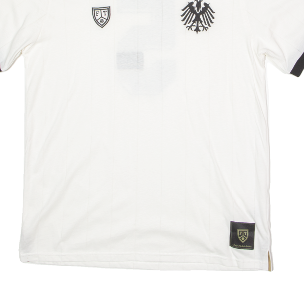 FOOTBALL TOWN Der Kaiser #5 Mens Football Shirt Jersey White V-Neck XL on Sale