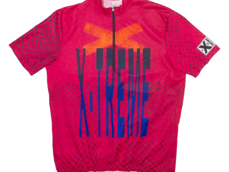 X-TREME Cycling Mens Jersey Red 1 4 Zip M Online Hot Sale