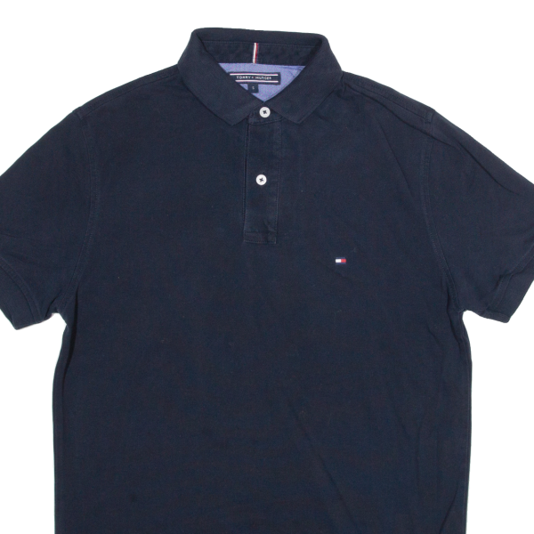 TOMMY HILFIGER Mens Polo Shirt Blue S Sale