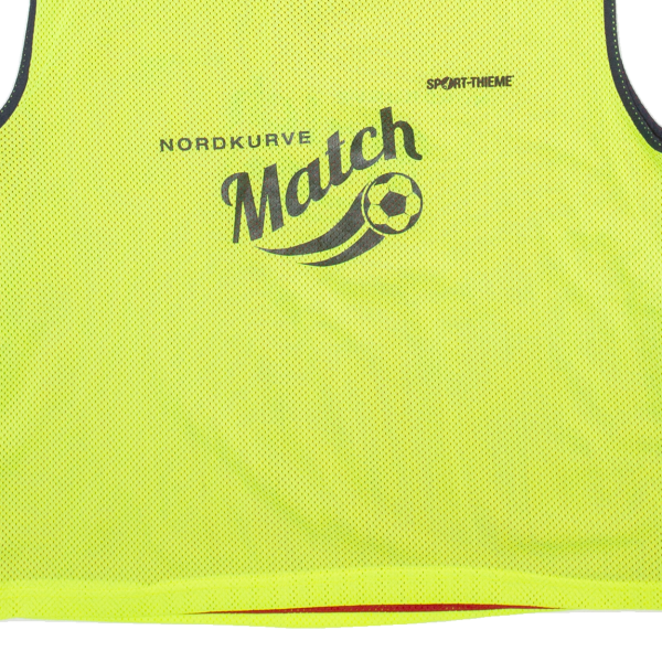 SPORT THIEM Football Reversible Mens Vest Yellow Sleeveless M Hot on Sale