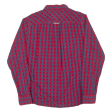 TOMMY HILFIGER Mens Shirt Red Check Long Sleeve S Online Sale