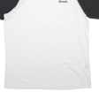 BENCH Mens T-Shirt White 2XL Online Sale