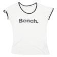 BENCH Womens T-Shirt White UK 12 Online