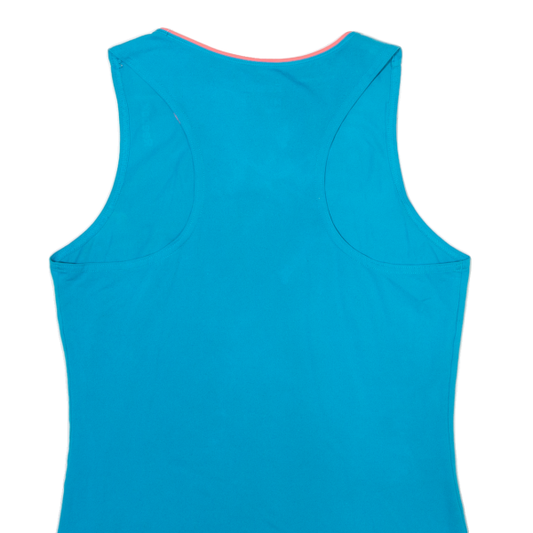 REEBOK Womens Vest Blue Sleeveless V-Neck M Hot on Sale