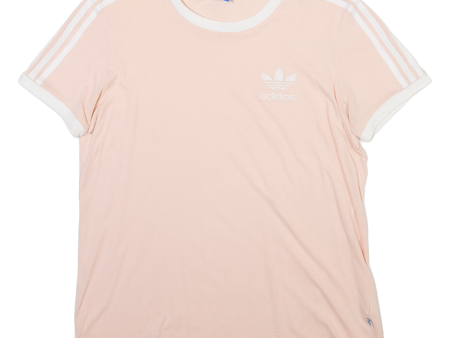 ADIDAS Womens T-Shirt Pink UK 8 Hot on Sale