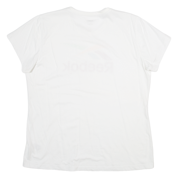 REEBOK Womens T-Shirt White 2XL Online