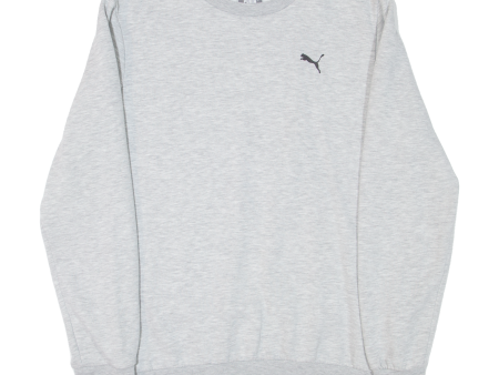 PUMA Mens Sweatshirt Grey S For Sale