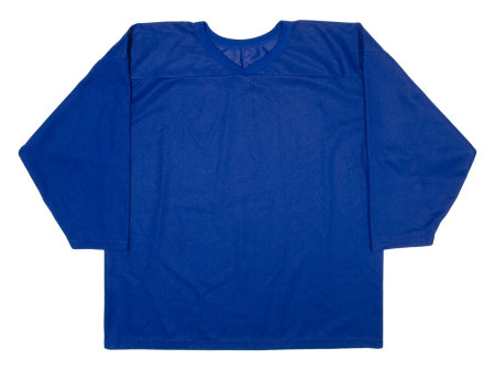 CCM Mesh Mens T-Shirt Blue Long Sleeve V-Neck L Supply