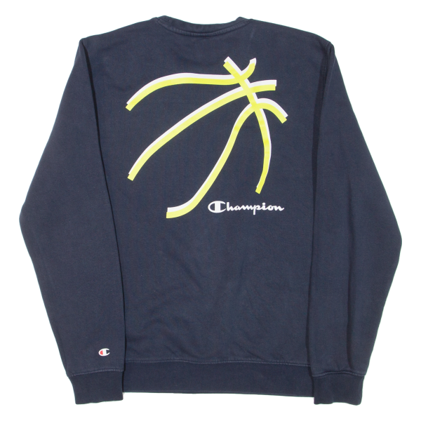 CHAMPION Mens Sweatshirt Blue S Discount