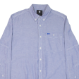 G-STAR RAW Mens Plain Shirt Blue Long Sleeve L on Sale