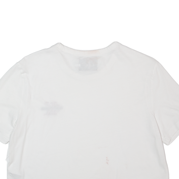 CALVIN KLEIN JEANS Cropped Womens T-Shirt White M Online Hot Sale