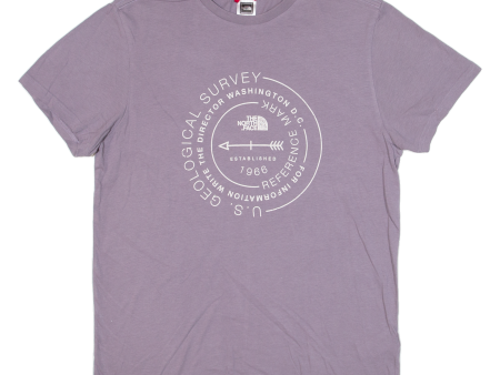 THE NORTH FACE Mens T-Shirt Purple M Sale