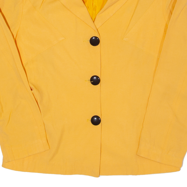 SHARI Womens Blazer Jacket Yellow 90s S Sale