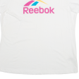 REEBOK Womens T-Shirt White 2XL Online