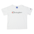 CHAMPION Womens T-Shirt White S Discount