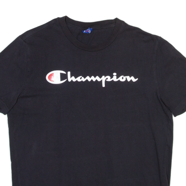 CHAMPION Mens T-Shirt Black M Fashion