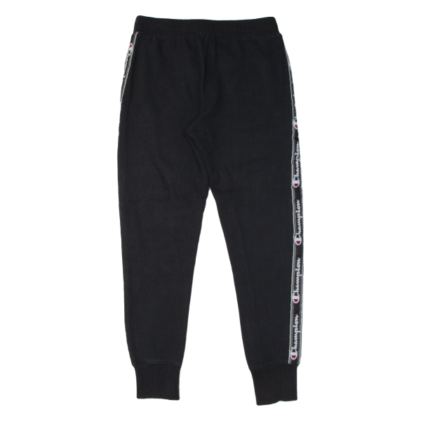 CHAMPION Mens Joggers Black Tapered S W28 L28 Cheap