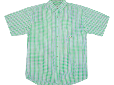 WRANGLER Mens Shirt Green Check L Online now