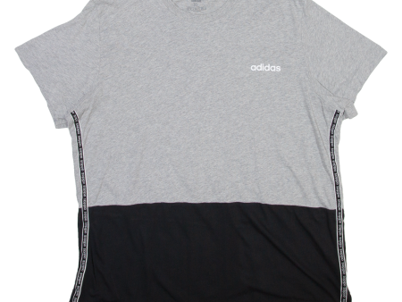 ADIDAS Mens T-Shirt Grey XL For Sale