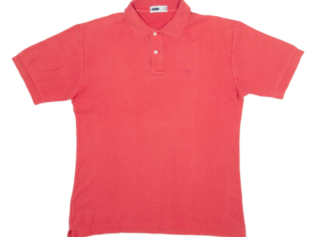 FILA Mens Polo Shirt Red M Sale