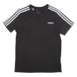 ADIDAS Boys T-Shirt Black L on Sale