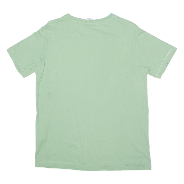 CHAMPION Womens T-Shirt Green Crew Neck 2XL Online Sale