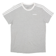 ADIDAS Womens T-Shirt Grey Crew Neck XS Sale