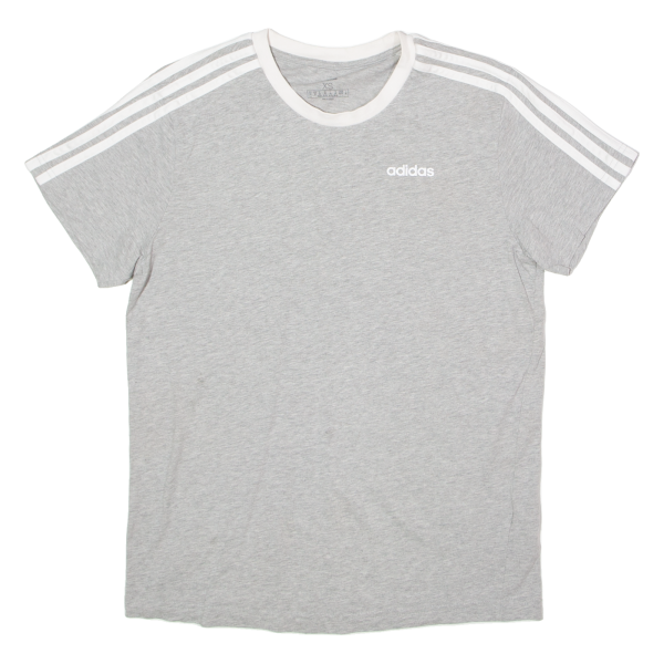 ADIDAS Womens T-Shirt Grey Crew Neck XS Sale